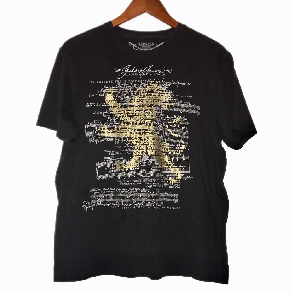Express T shirt size L black